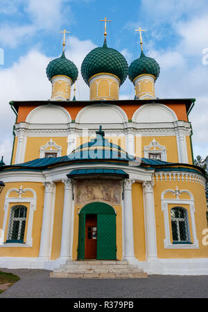 Die 1713 Verklärung Kathedrale in Uglitsch, Uglitsch, Jaroslawl oblast, Russland. Stockfoto