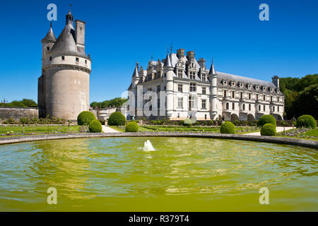 Château de Chenonceau, Loire Tal, Frankreich Stockfoto