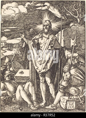 Die Auferstehung. Vom: Wahrscheinlich C. 1509/1510. Medium: Holzschnitt. Museum: Nationalgalerie, Washington DC. Thema: Dürer, Albrecht. ALBRECHT DÜRER. Stockfoto