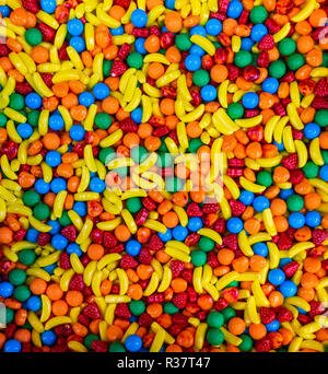Bunte Süßigkeiten, Obst blasts, Kanada Stockfoto