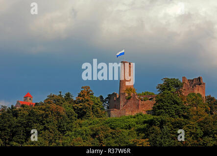 Burg Windeck und wachenburg, Weinheim Stockfoto