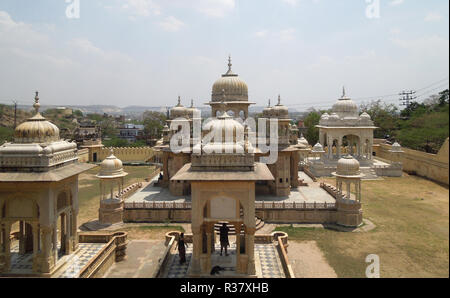 Gaitore kenotaphe in Jaipur Stockfoto