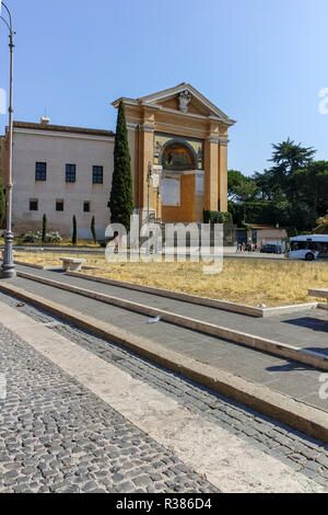 Rom, Italien, 24. JUNI 2017: Triclinium Leoninum in der Stadt Rom, Italien Stockfoto