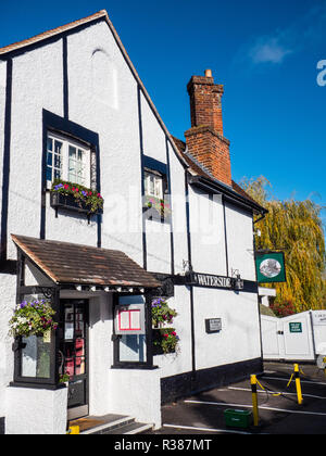 Die Waterside Inn, Bray, Maidenhead, Berkshire, England, UK, GB. Stockfoto