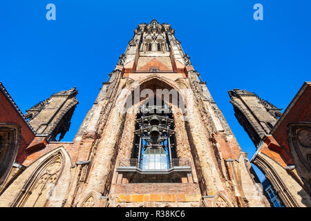 Der neugotischen Kirche St. Nikolaus ist eine lutherische Kirche in Hamburg, Deutschland Stockfoto