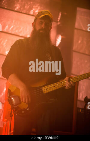 Liverpool, Merseyside, UK. 22. November 2018. Glasgow post rock Band Mogwai live auf der Eventim Olympia in Liverpool. Foto: Simon Newbury/Alamy leben Nachrichten Stockfoto