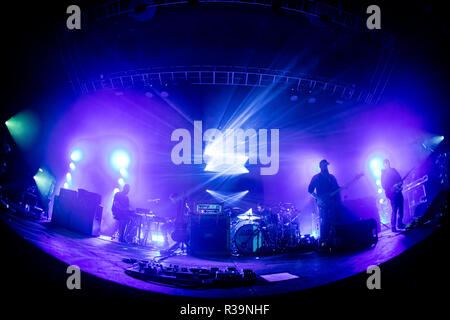 Liverpool, Merseyside, UK. 22. November 2018. Glasgow post rock Band Mogwai live auf der Eventim Olympia in Liverpool. Foto: Simon Newbury/Alamy leben Nachrichten Stockfoto