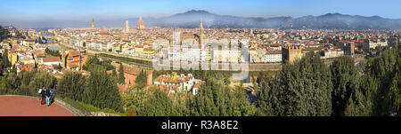 Florenz-panorama Stockfoto
