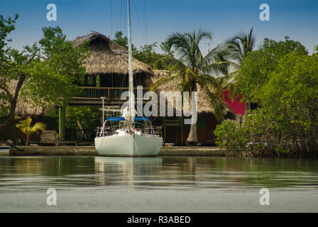 Eine kleine Insel in der Karibik Archipel San Bernardo in der Nähe von tolu, Kolumbien Stockfoto