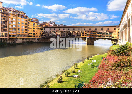 Ponte Vecchio Florenz Stockfoto