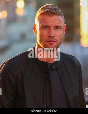 Die BBC bekannt Andrew "Freddie" Flintoff, Paddy McGuiness und Chris Harris als neue Vorlage Mannschaft für die kommende Serie von Top Gear. Mit: Andrew "Freddie" Flintoff, Wo: London, Vereinigtes Königreich, wenn: 22 Okt 2018 Quelle: John rainford/WANN Stockfoto