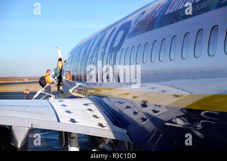 Ryanair-Lager Stockfoto