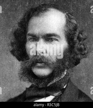 GEORGE LEWES (1817-1878), englischer Philosoph und Literaturkritiker, Partner von George Eliot (Mary Ann Evans) Stockfoto