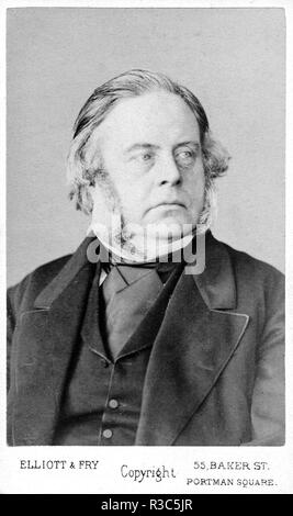 JOHN BRIGHT (1811-1889), englischer Liberaler Politiker und Förderer des freien Handels. Stockfoto
