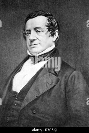 WASHINGTON IRVING (1783-1859) amerikanischer Schriftsteller und Diplomat Stockfoto