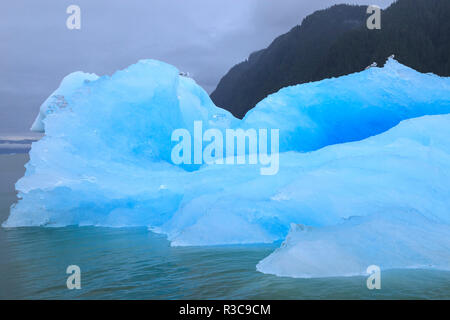 Le Conte, südlichsten Tidewater Gletscher, die in den Usa, in der Nähe von Petersburg, Alaska, Inside Passage Glacier Stockfoto