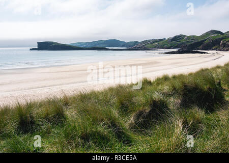 Oldshoremore sand Strand, Schottland Stockfoto