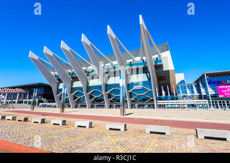 BREMEN, Deutschland - Juli 06, 2018: OVB Arena oder Stadthalle Bremen ist die größte Veranstaltungshalle in Bremen, Deutschland Stockfoto