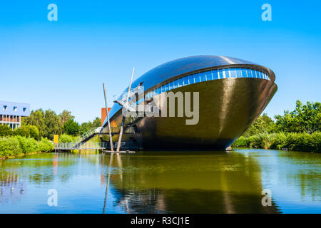 BREMEN, Deutschland - Juli 06, 2018: Das Universum Bremen ist ein Science Museum in der Bremer Innenstadt, Deutschland Stockfoto