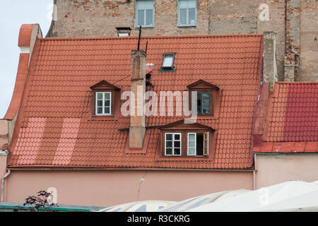 Art Nouveau Architektur im frühen 20. Jahrhundert in Riga, Lettland Stockfoto