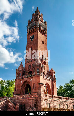 Berlin, Deutschland. Grunewaldturm, Grunewald Tower, 1899, Zehlendorf Viertel, Memorial Tower zum 100. Geburtstag des deutschen Kaisers Wilhelm I. zu markieren Stockfoto