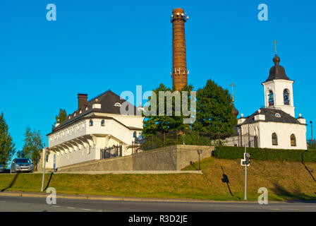Khram Sv. Proroka Bozhiya, Kirche der Hl. Propheten Elia und anderen restaurierten Gebäuden, Wyborg, Russland Stockfoto