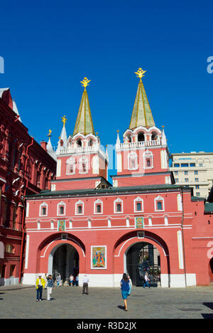 Auferstehung Tor, Roter Platz, Moskau, Russland Stockfoto