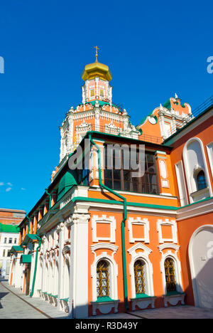 Theophanie Klosterkirche, Epiphanie Kloster, Kitay Gorod, Moskau, Russland Stockfoto