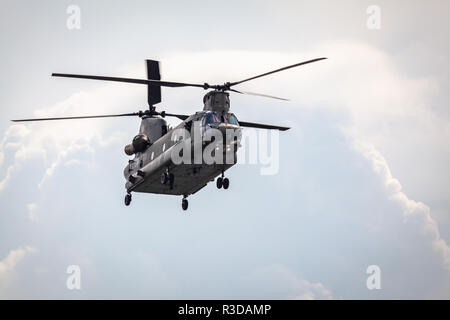 RAF Boeing Chinook Anzeige an RIAT Fairford 2018 Stockfoto