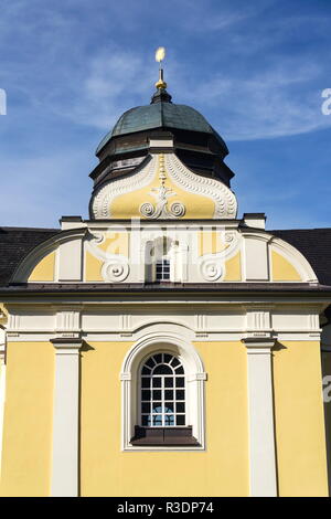 Kirche Unserer Lieben Frau vom Guten Rat in Dobra Voda, Tschechische Republik, sonnigen Sommertag Stockfoto