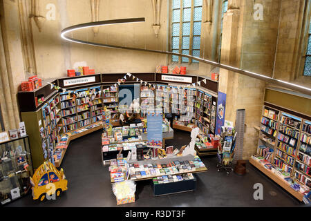 Die ehemalige Dominikanerkirche umgewandelt in Selexyz Buchhandlung in Maastricht, Niederlande, Holland, Europa Stockfoto