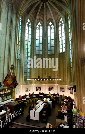 Die ehemalige Dominikanerkirche umgewandelt in Selexyz Buchhandlung in Maastricht, Niederlande, Holland, Europa Stockfoto