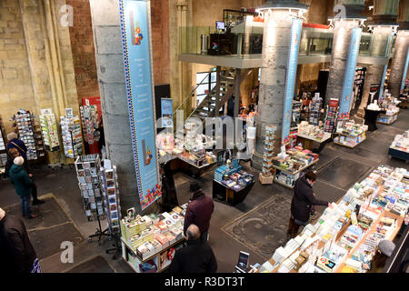 Die ehemalige Dominikanerkirche umgewandelt in Selexyz Buchhandlung in Maastricht, Niederlande, Holland, Europa Stockfoto