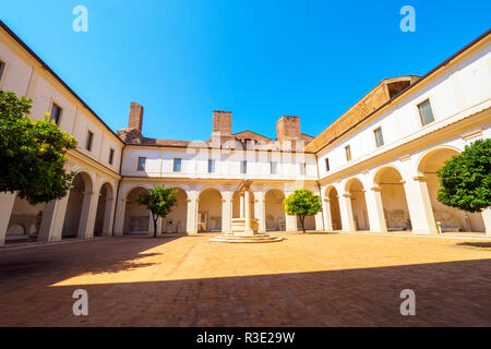 Hof - Nationalen Römischen Museum - die Bäder von Diocletian - Rom, Italien Stockfoto