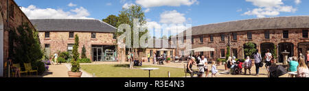 Restaurierung Hof, Dalkeith Country Park Stockfoto