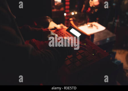 Szamotuly, Polen. 26. September 2018. Tenzing Norgay Band - echten U-Bahn. Mitglieder: Lukasz Kwasny, Jan Suwalski, Piotr Ruciak, Patryk Krasniewski, Jaroslaw Bogacki Robak. Stockfoto