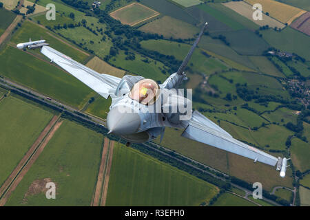 Polish Air Force F-16 Fotografiert im Royal International Air Tattoo (RIAT) Stockfoto