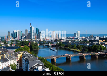 Frankfurt anzeigen Stockfoto