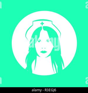 Gesicht nurce icon image, Vector Illustration Desig Stock Vektor