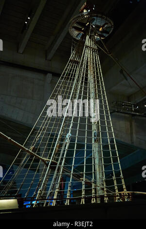 Stockholm, Swden - novemer 6, 2018. Besuch der Vasa Schiff Vasa Museum. Stockfoto