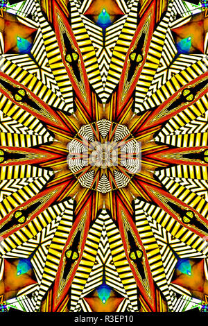 Retro Style Kaleidoskop. Stockfoto