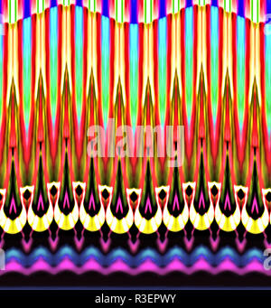 Eine mehrfarbige fließenden impressionistischen abstraktes Muster. . Stockfoto