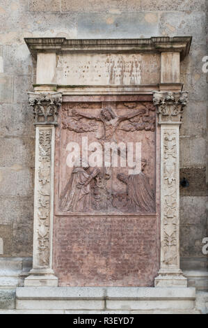 Ein Teil der Fassade der Kathedrale St. Stephan in Wien Stockfoto