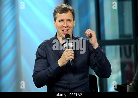 NEW YORK, NY - 15. Mai: Bauen präsentiert Autor Jeff Kenney diskutieren würde auch eines Wimpy Kid: Die Langstrecke' am Bau Studio am 15. Mai 2017 in New York City. (Foto von Steve Mack/S.D. Mack Bilder) Stockfoto