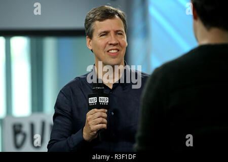 NEW YORK, NY - 15. Mai: Bauen präsentiert Autor Jeff Kenney diskutieren würde auch eines Wimpy Kid: Die Langstrecke' am Bau Studio am 15. Mai 2017 in New York City. (Foto von Steve Mack/S.D. Mack Bilder) Stockfoto