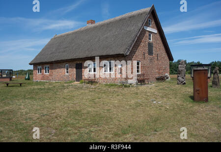 Deutschland, Hiddensee - 20. Juni 2017: Das Fischereimuseum, d. h. die Fischerei Museum in Deutscher Sprache, auf Hiddensee, Deutschland Stockfoto