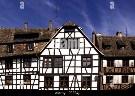 Quai des Moulins in Straßburg Stockfoto