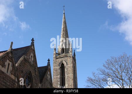 St Stephens Vereinigte Reformierte Kirche auf Neue Spaziergang in Leicester, England Stockfoto