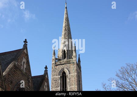 St Stephens Vereinigte Reformierte Kirche auf Neue Spaziergang in Leicester, England Stockfoto