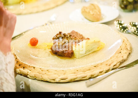 Hochzeit Hauptgericht Stockfoto